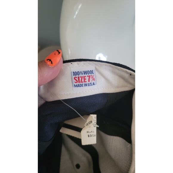 Vintage 1990s California Angels New Era 59Fifty MLB Diamond Collection Hat 7 3/4 - Picture 7 of 11